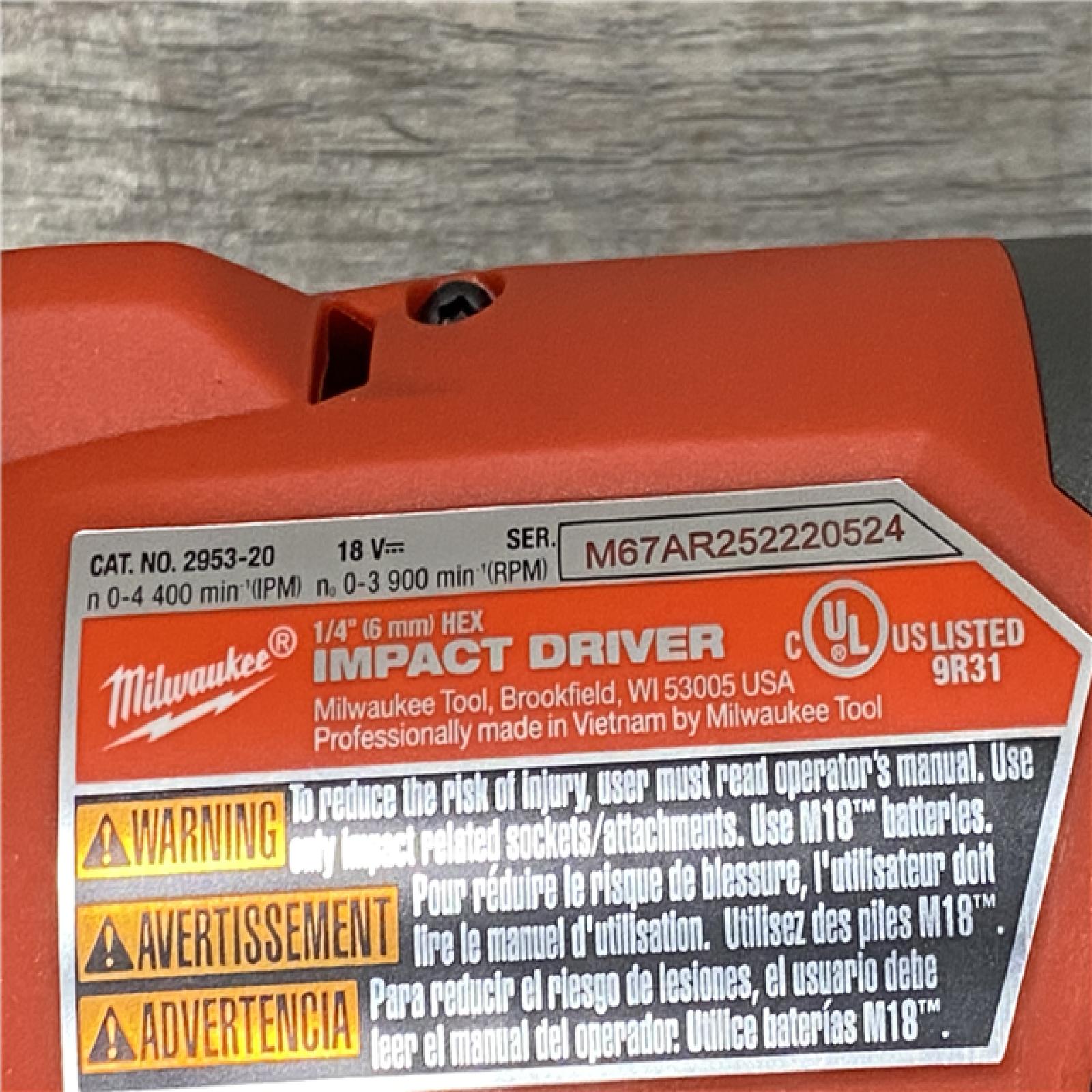 AS-IS Milwaukee FUEL 18V Lithium-Ion Brushless Cordless Hammer Drill and Impact Driver Combo Kit