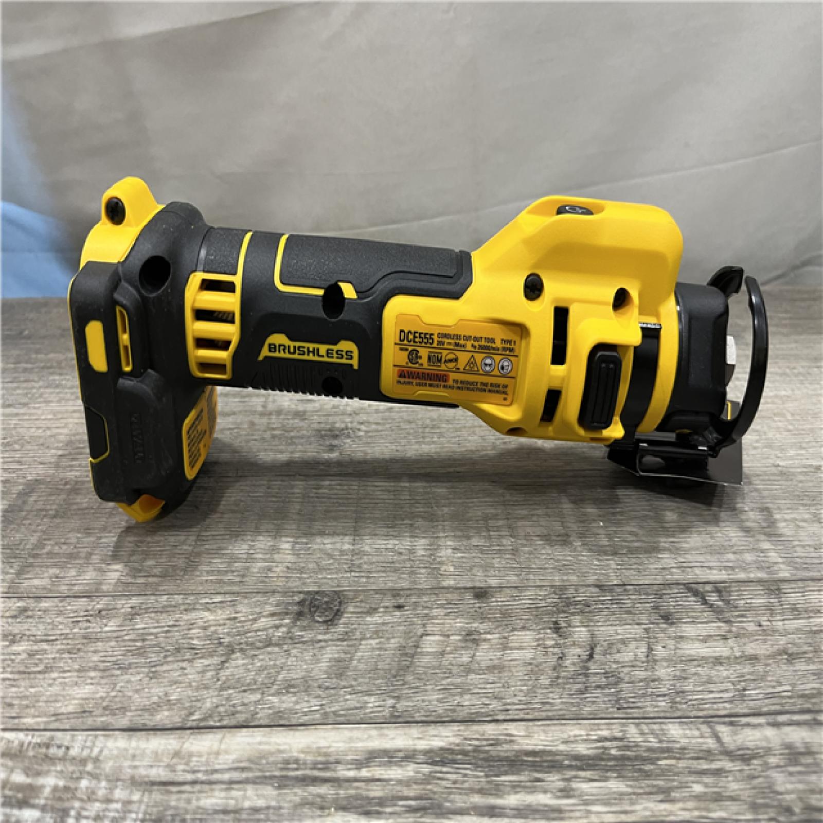 AS-IS DEWALT XR 20V Lithium-Ion Cordless Rotary Drywall Cut-Out Tool (Tool Only)