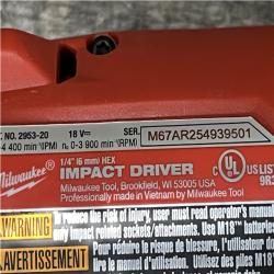 AS-IS Milwaukee FUEL 18V Lithium-Ion Brushless Cordless Hammer Drill and Impact Driver Combo Kit