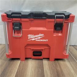 AS-IS Milwaukee 2831-21 M18 FUEL 18-Volt Lithium-Ion Brushless Cordless 6-1/2 in. Plunge Track Saw PACKOUT Kit with One 6.0 Ah Battery
