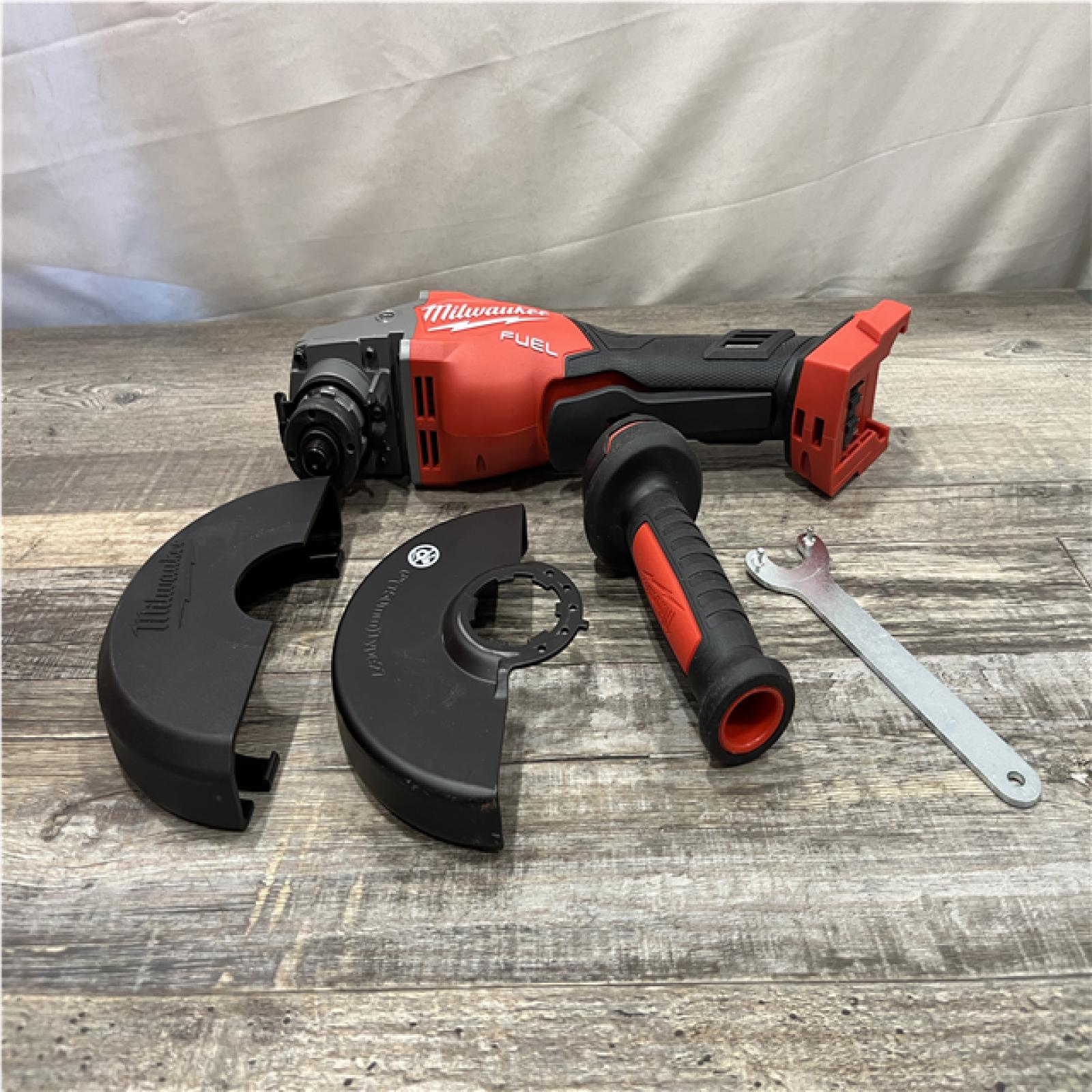 AS-IS Milwaukee FUEL 18-Volt Lithium-Ion Brushless Cordless 4-1/2 in./6 in. Braking Grinder with Paddle Switch (Tool-Only)