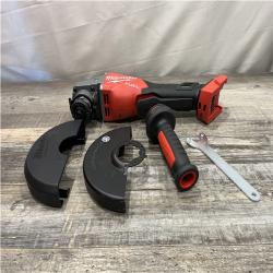 AS-IS Milwaukee FUEL 18-Volt Lithium-Ion Brushless Cordless 4-1/2 in./6 in. Braking Grinder with Paddle Switch (Tool-Only)
