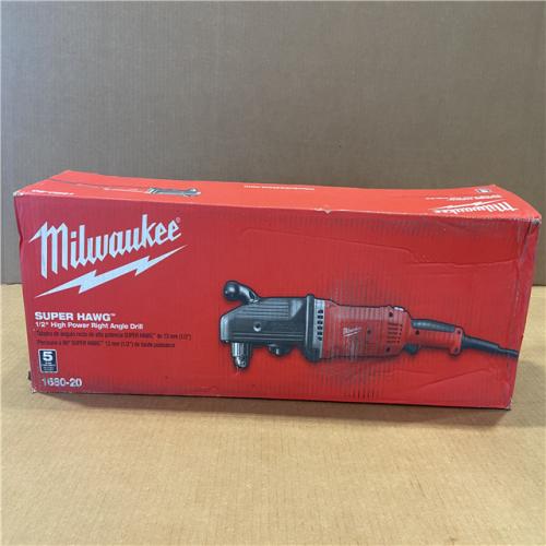 NEW! - Milwaukee 13 Amp Corded 1/2 in. Super Hawg Hole Hawg Right Angle Drill Driver
