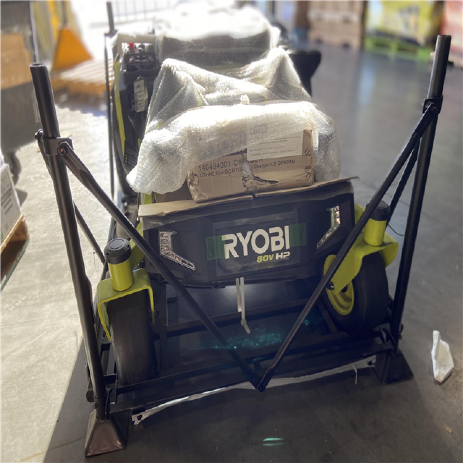 DALLAS LOCATION - RYOBI 80V HP Brushless 42 in. Battery Electric Cordless Zero Turn Riding Mower