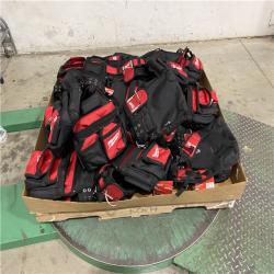 Dallas Location - NEW- Milwaukee General Contractor Work Waist Tool Belt with Suspension Rig(Lot Of 12)