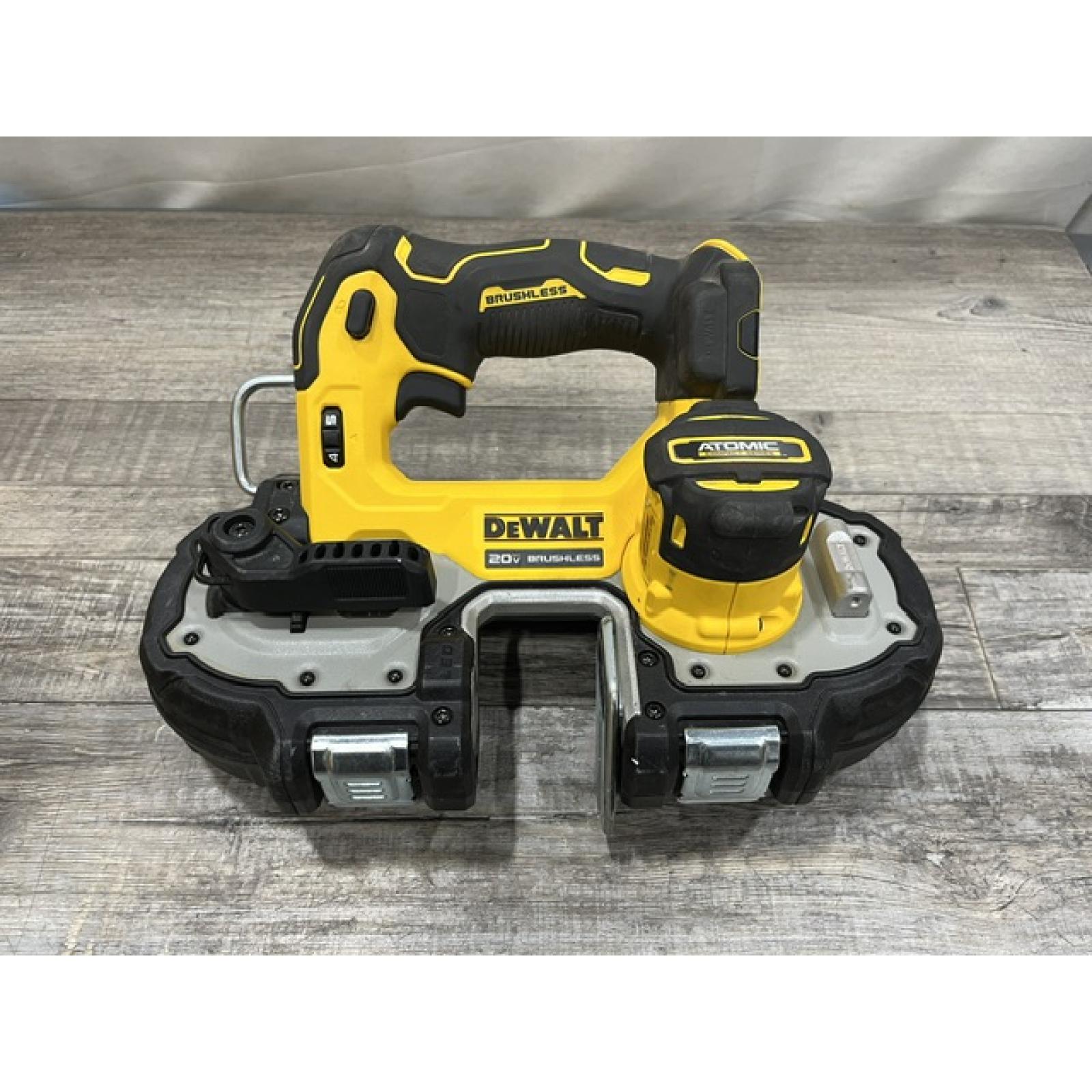 AS-IS DEWALT ATOMIC 20V MAX Cordless Brushless Compact 1-3/4 in. Bandsaw (Tool Only)