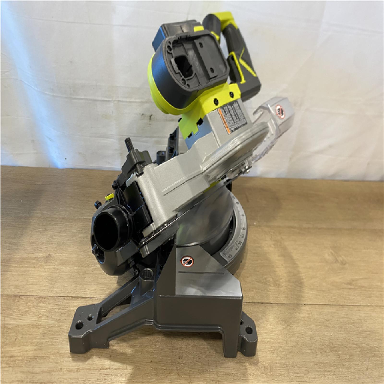 AS-IS  RYOBI 18-Volt ONE+ Cordless 7-1/4 in. Compound Miter Saw (Tool Only)