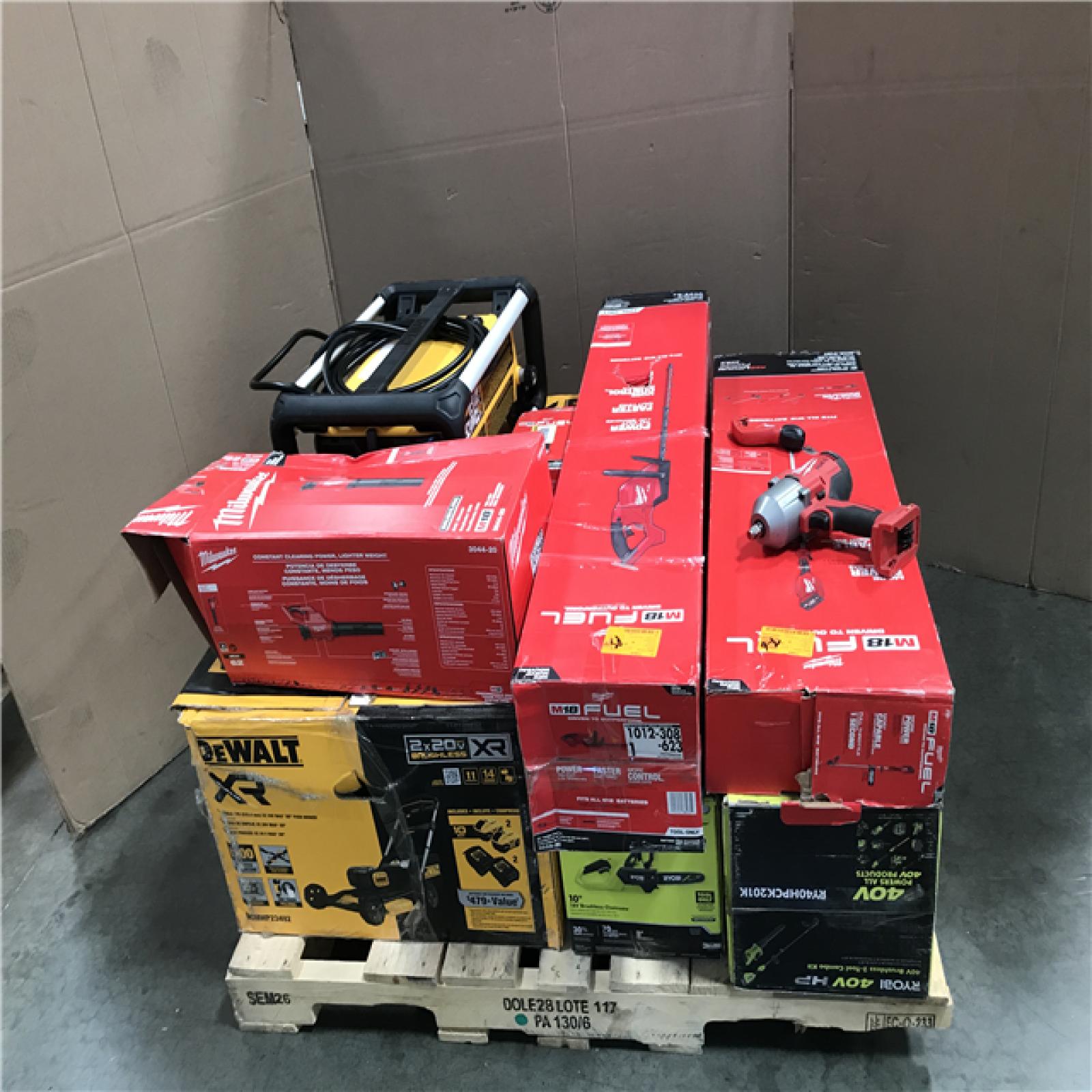 CALIFORNIA AS-IS TOOL PALLET
