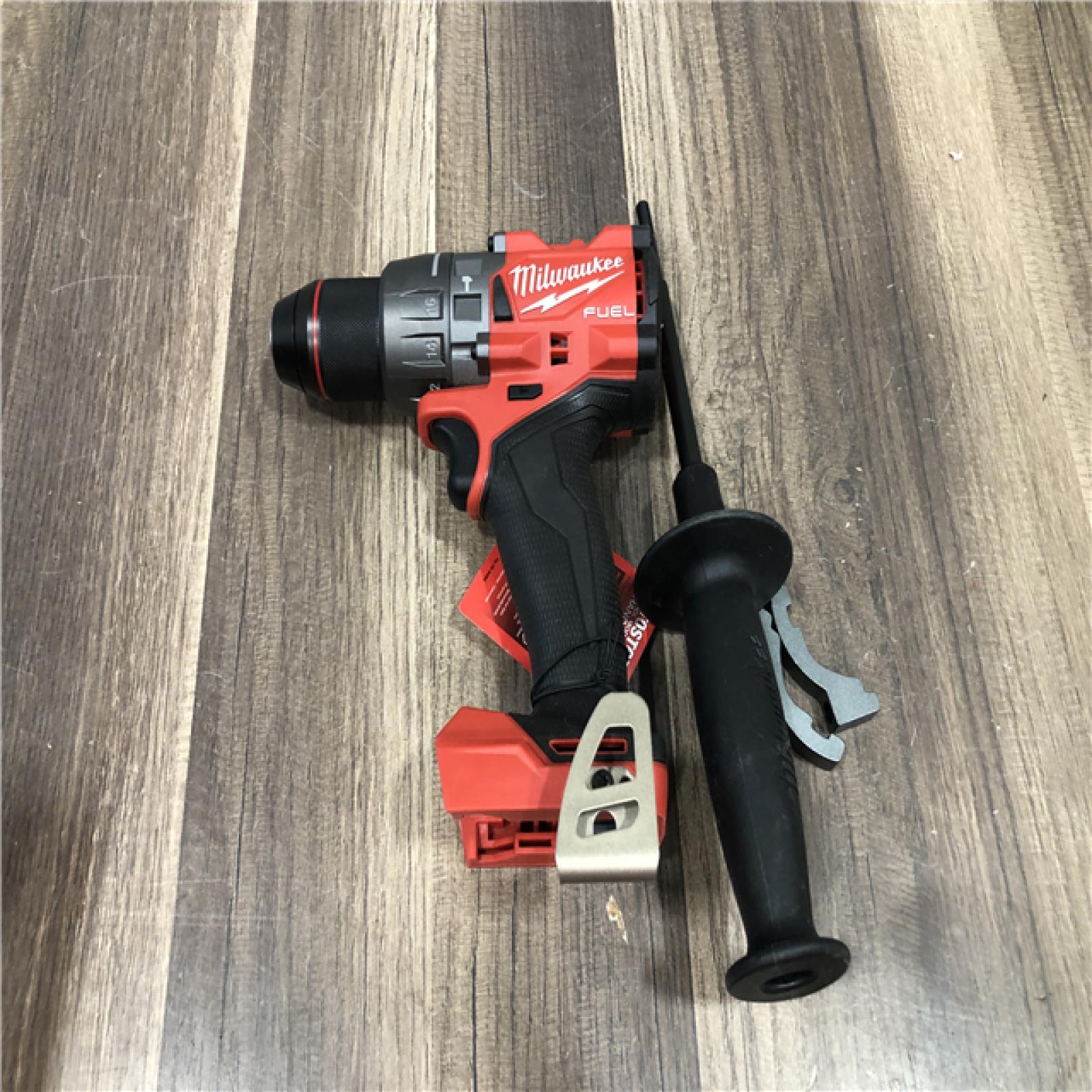 AS-IS Milwaukee FUEL 18V Lithium-Ion Brushless Cordless 1/2 in. Hammer Drill/Driver (Tool-Only)