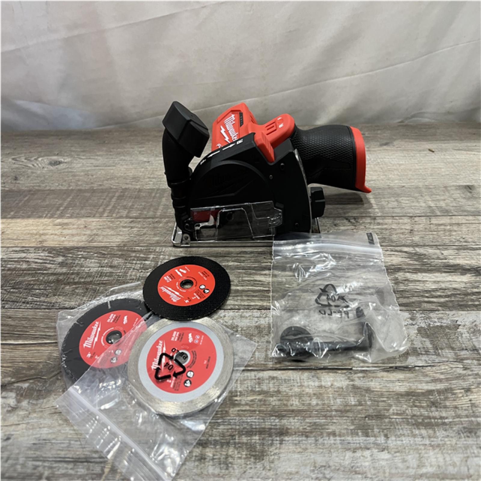 AS-IS Milwaukee FUEL 12V Lithium-Ion Brushless Cordless 3 in. Cut Off Saw (Tool-Only)