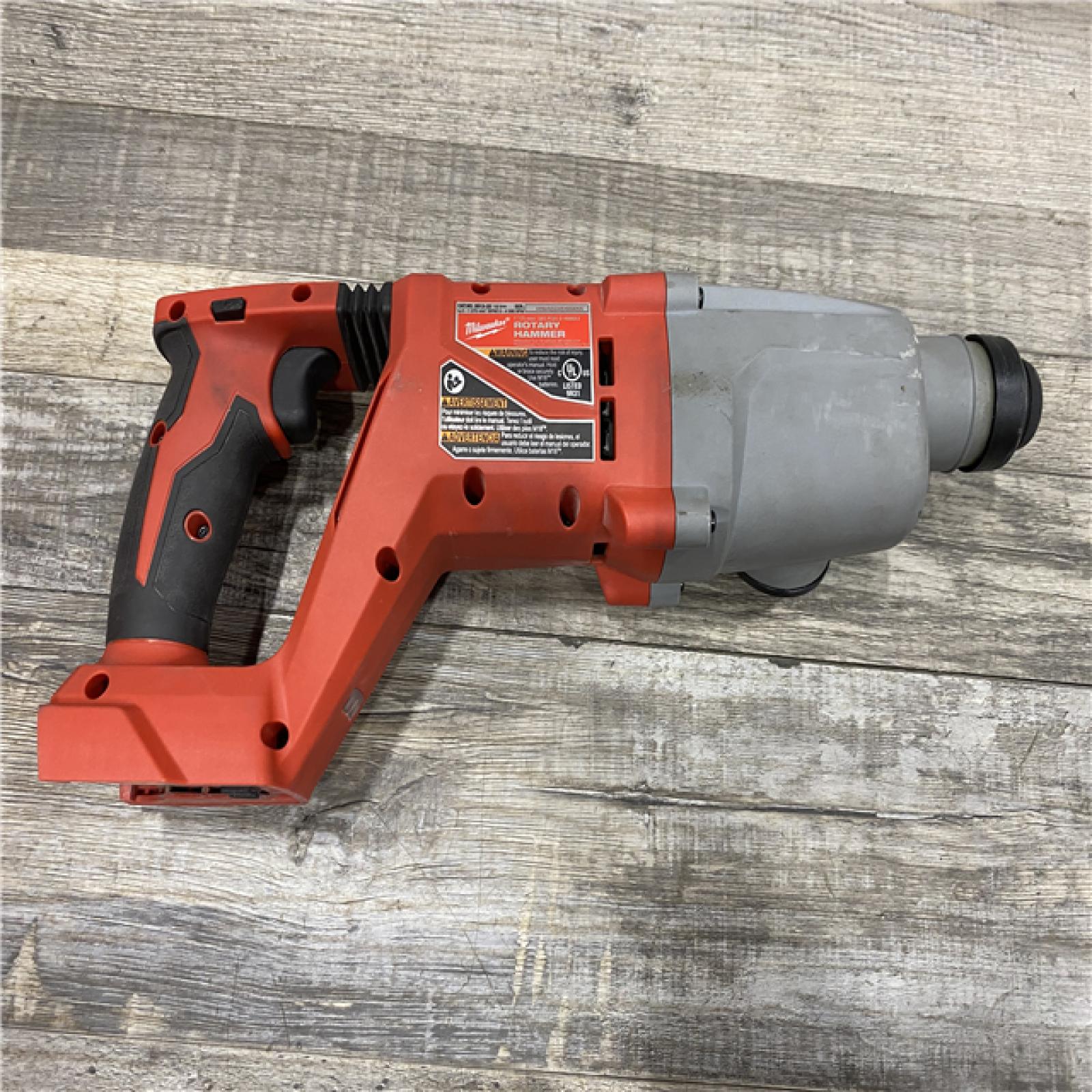 AS-IS Milwaukee 18V Lithium-Ion Brushless Cordless 1 in. SDS-Plus D-Handle Rotary Hammer (Tool-Only)