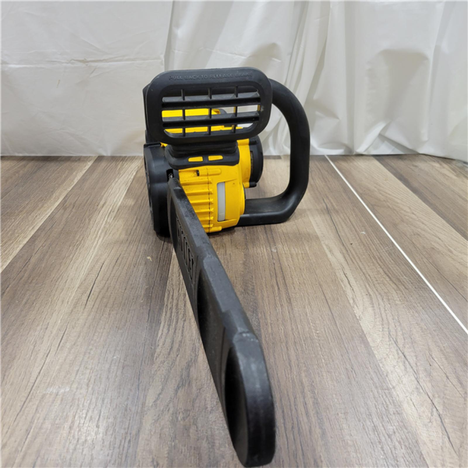 AS-IS DEWALT T 60V MAX 16in. Brushless Cordless Battery Powered Chainsaw Kit with (1) FLEXVOLT 2 Ah Battery & Charger