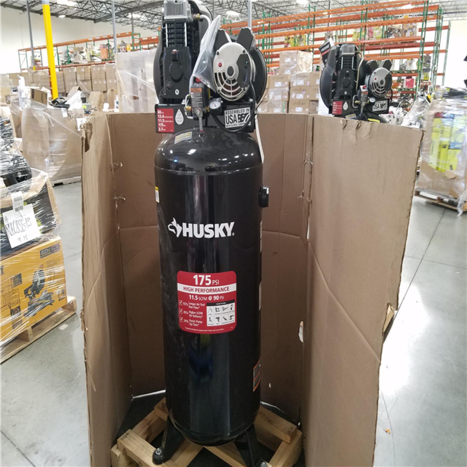 CALIFORNIA AS-IS HUSKY 175 PSI AIR COMPRESSOR