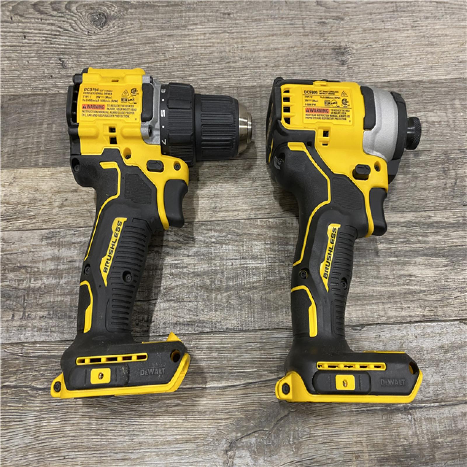 AS-IS DEWALT ATOMIC 20-Volt MAX Lithium-Ion Cordless (2-Tool) Combo Kit