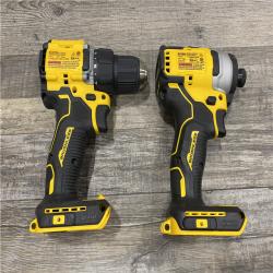 AS-IS DEWALT ATOMIC 20-Volt MAX Lithium-Ion Cordless (2-Tool) Combo Kit