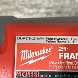 AS-IS Milwaukee FUEL 3-1/2 in. 18-Volt 21-Degree Lithium-Ion Brushless Cordless Framing Nailer (Tool-Only)