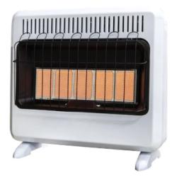 DALLAS LOCATION - AS-IS Heatstar 30000 BTU Vent Free Radiant Propane Heater with Thermostat and Blower Pallet (8 UNITS)