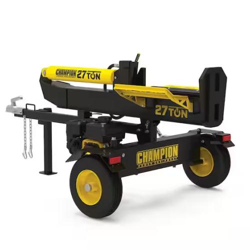 DALLAS LOCATION - Champion Power Equipment 27 Ton 224 cc Gas Powered Hydraulic Wood Log Splitter with Vertical/Horizontal Operation and Auto Return