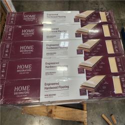Phoenix NEW Home Decorators Collection Wymill Hickory 3/8 in. T x 5 in. W Click-Lock Wire Brushed Engineered Hardwood Flooring (492 sq. ft./25 case)