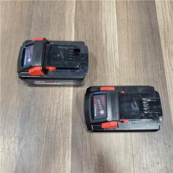 AS-IS Milwaukee   M18 18-Volt Lithium-Ion High Output 6.0Ah Battery Pack (2-Pack)