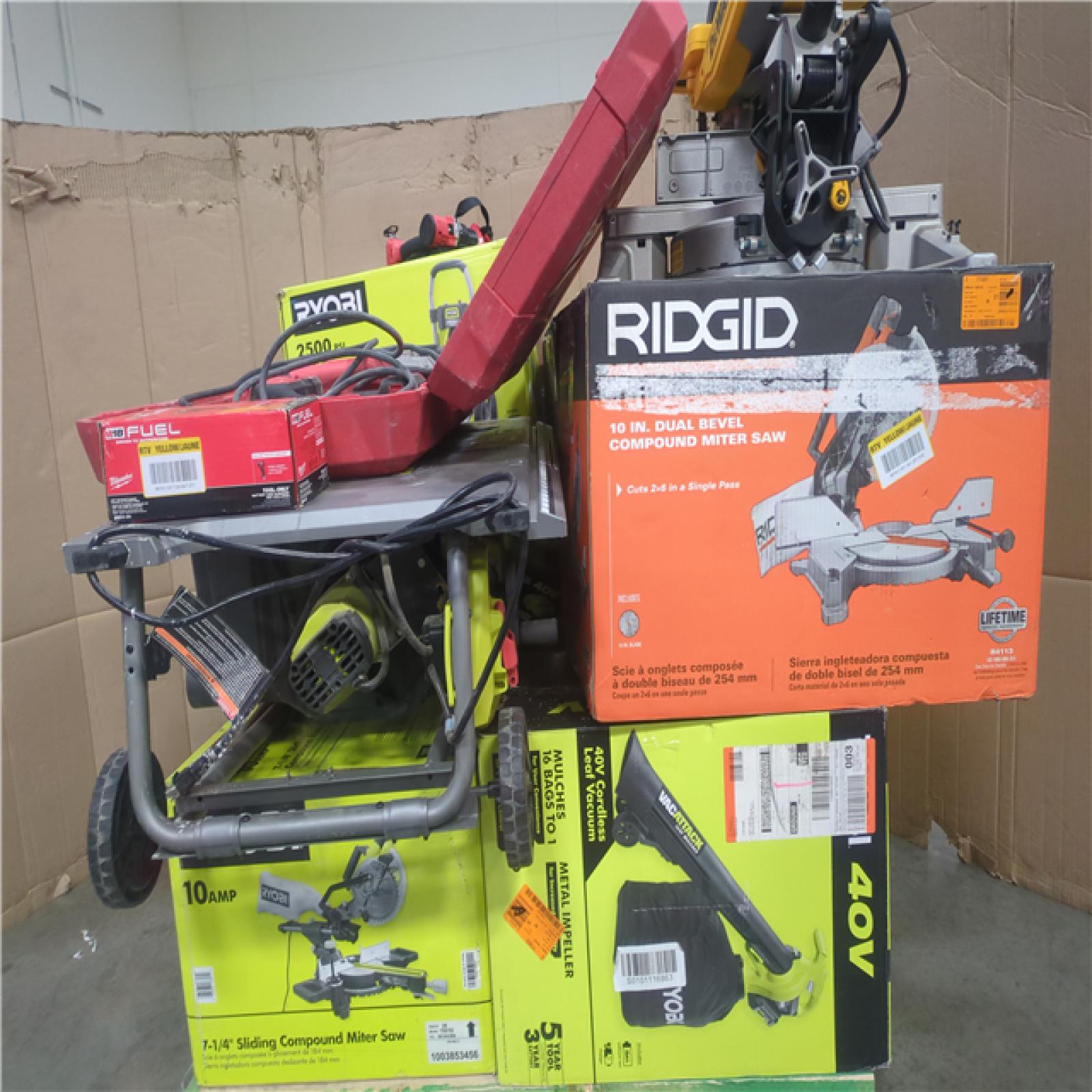 CALIFORNIA AS-IS TOOL PALLET