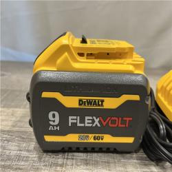AS-IS DEWALT 20V/60V MAX FLEXVOLT Lithium-Ion 9.0Ah Battery and Charger Starter Kit