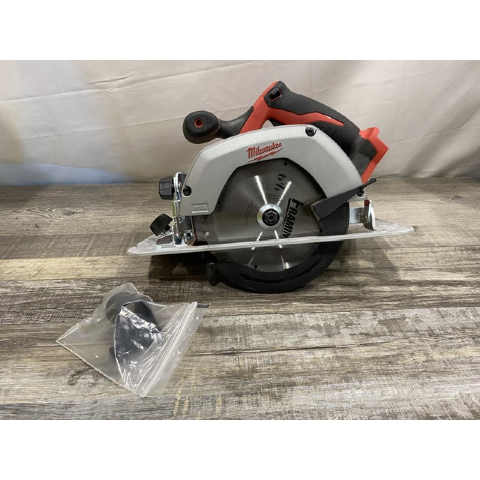 AS-IS Milwaukee 18V Lithium-Ion Cordless 6-1/2 in. Circular Saw (Tool-Only)