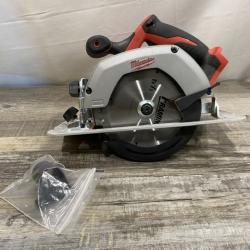 AS-IS Milwaukee 18V Lithium-Ion Cordless 6-1/2 in. Circular Saw (Tool-Only)