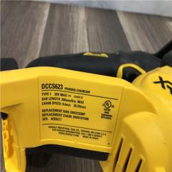 AS-IS DEWALT 20-Volt MAX 8 in. Brushless Cordless Battery Powered Pruning Mini Chainsaw (Tool Only)