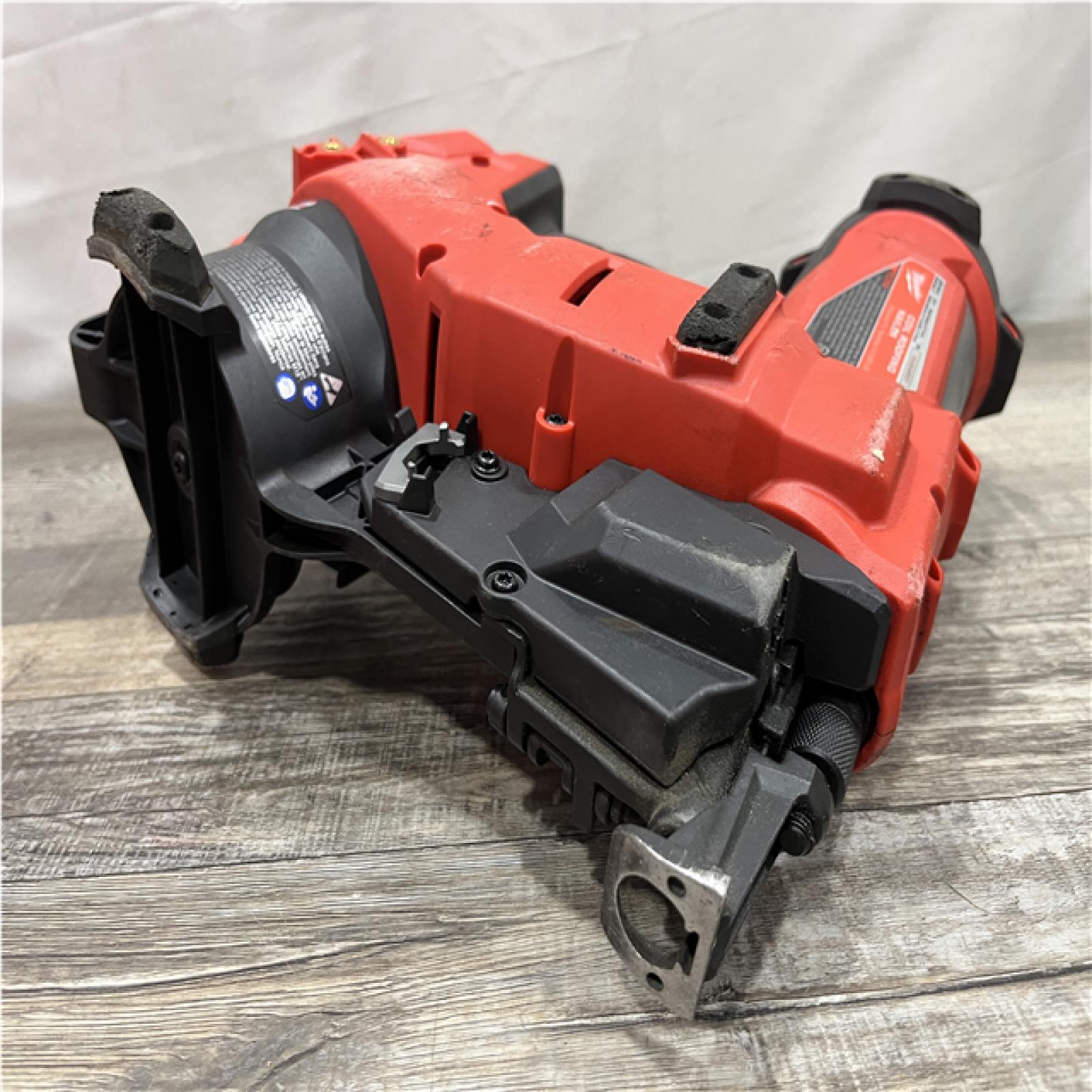 AS-IS Milwaukee FUEL 18-Volt Lithium-Ion Brushless Cordless Coil Roofing Nailer (Tool Only)