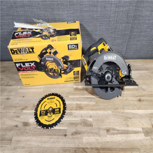 HOUSTON LOCATION - AS-IS DeWALT Flexvolt Max 7-1/4  60V Brushless Circular Saw (Tool Only)