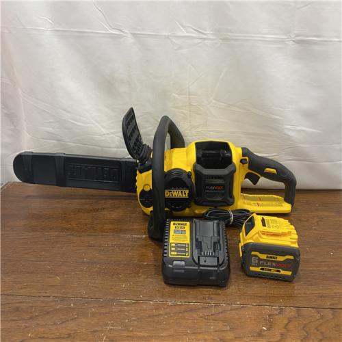 AS-IS DEWALT  FLEXVOLT 60V MAX 16in. Brushless Cordless Battery Powered Chainsaw Kit with (1) FLEXVOLT 2 Ah Battery & Charger