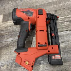 AS-IS Milwaukee  FUEL 18-Volt Lithium-Ion Brushless Cordless 18-Gauge 1/4 in. Narrow Crown Stapler (Tool-Only)