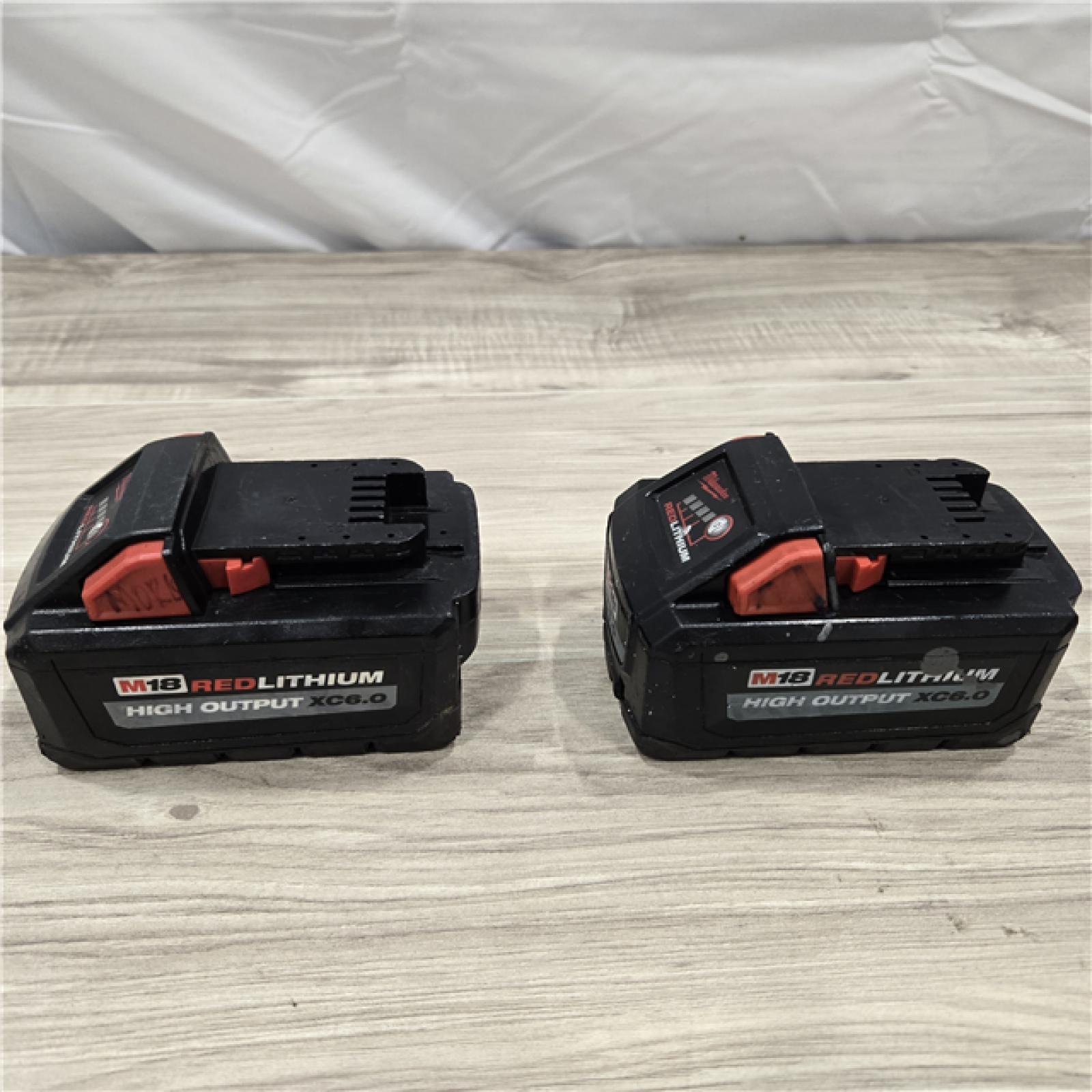 AS-IS Milwaukee 18-Volt  Starter Kit with Two 6.0 Ah Battery and Charger