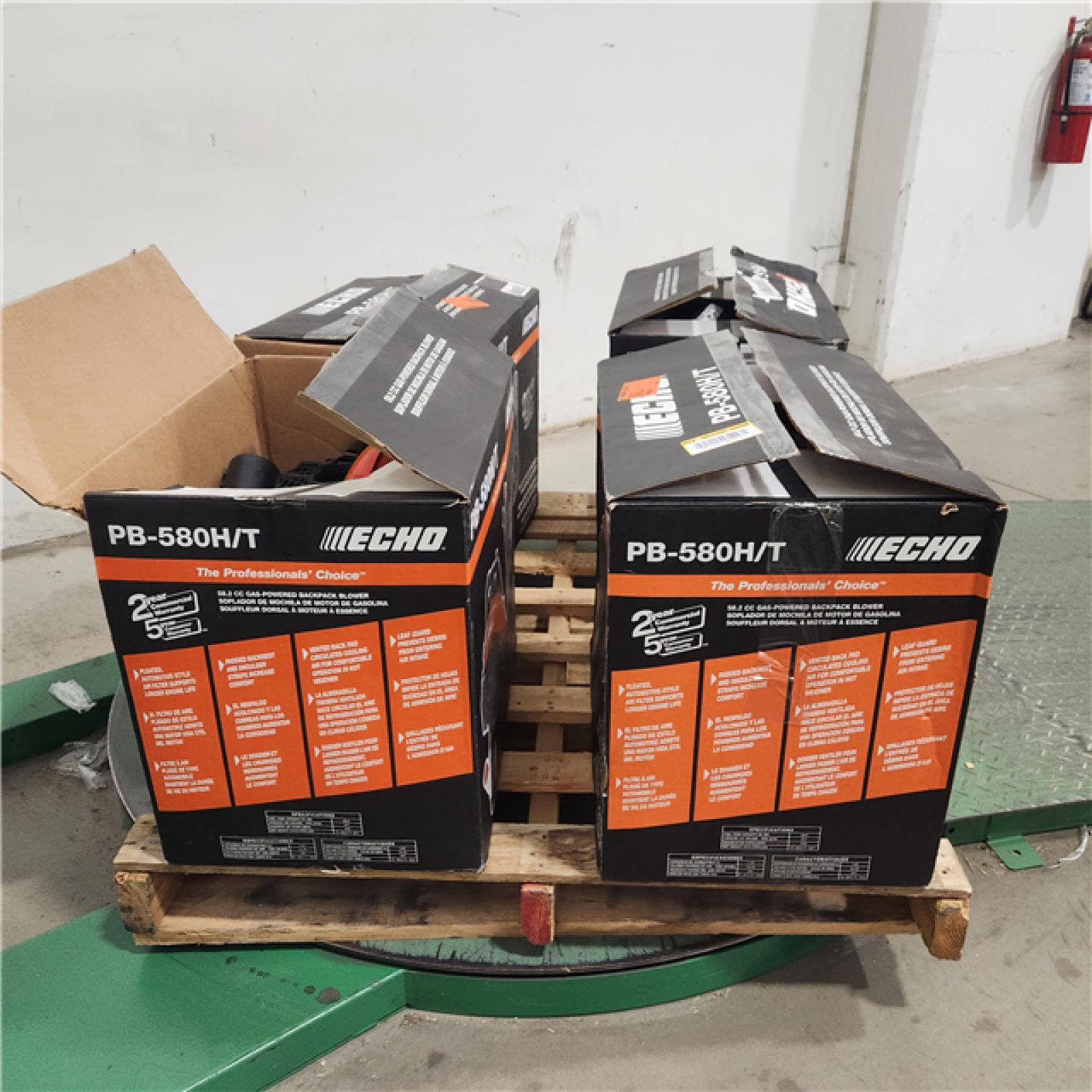 Dallas Location - As-Is ECHO 216 MPH 517 CFM 58.2cc Gas 2-Stroke Backpack Leaf Blower(Lot Of 4)