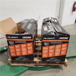 Dallas Location - As-Is ECHO 216 MPH 517 CFM 58.2cc Gas 2-Stroke Backpack Leaf Blower(Lot Of 4)