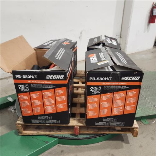 Dallas Location - As-Is ECHO 216 MPH 517 CFM 58.2cc Gas 2-Stroke Backpack Leaf Blower(Lot Of 4)