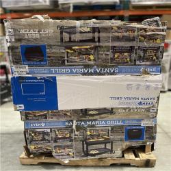 DALLAS LOCATION- Even Embers Santa Maria Charcoal and Wood Grill with Cover Pallet (3 Units)