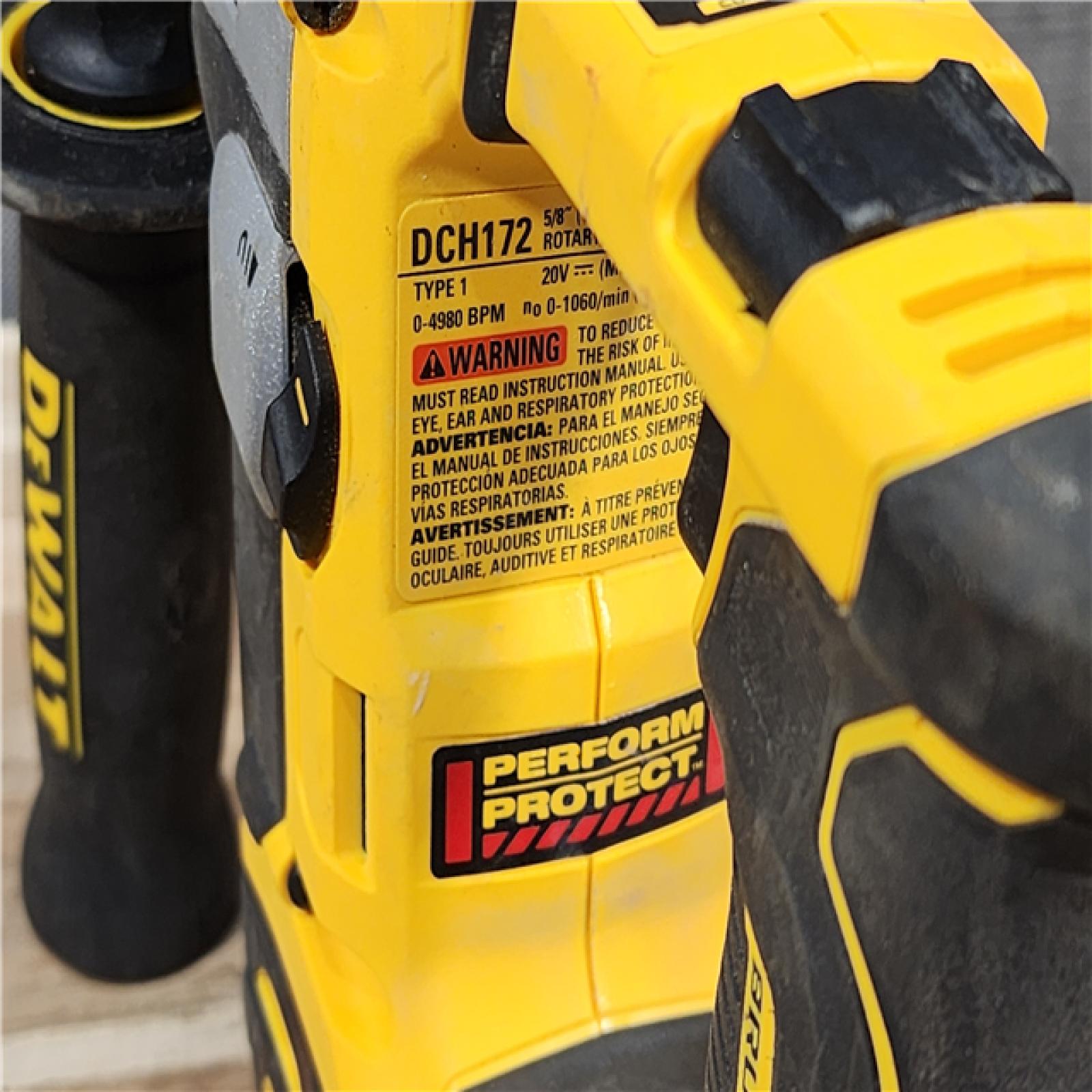 HOUSTON LOCATION - AS-IS DEWALT ATOMIC 20V MAX Cordless Brushless Ultra-Compact 5/8 in. SDS Plus Hammer Drill (Tool Only)