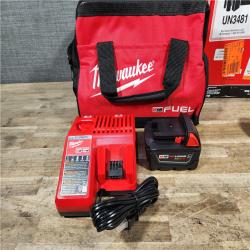 HOUSTON LOCATION - AS-IS Milwaukee M18 1/2 in. Cordless Brushless High Torque Impact Wrench Kit (Battery & Charger)