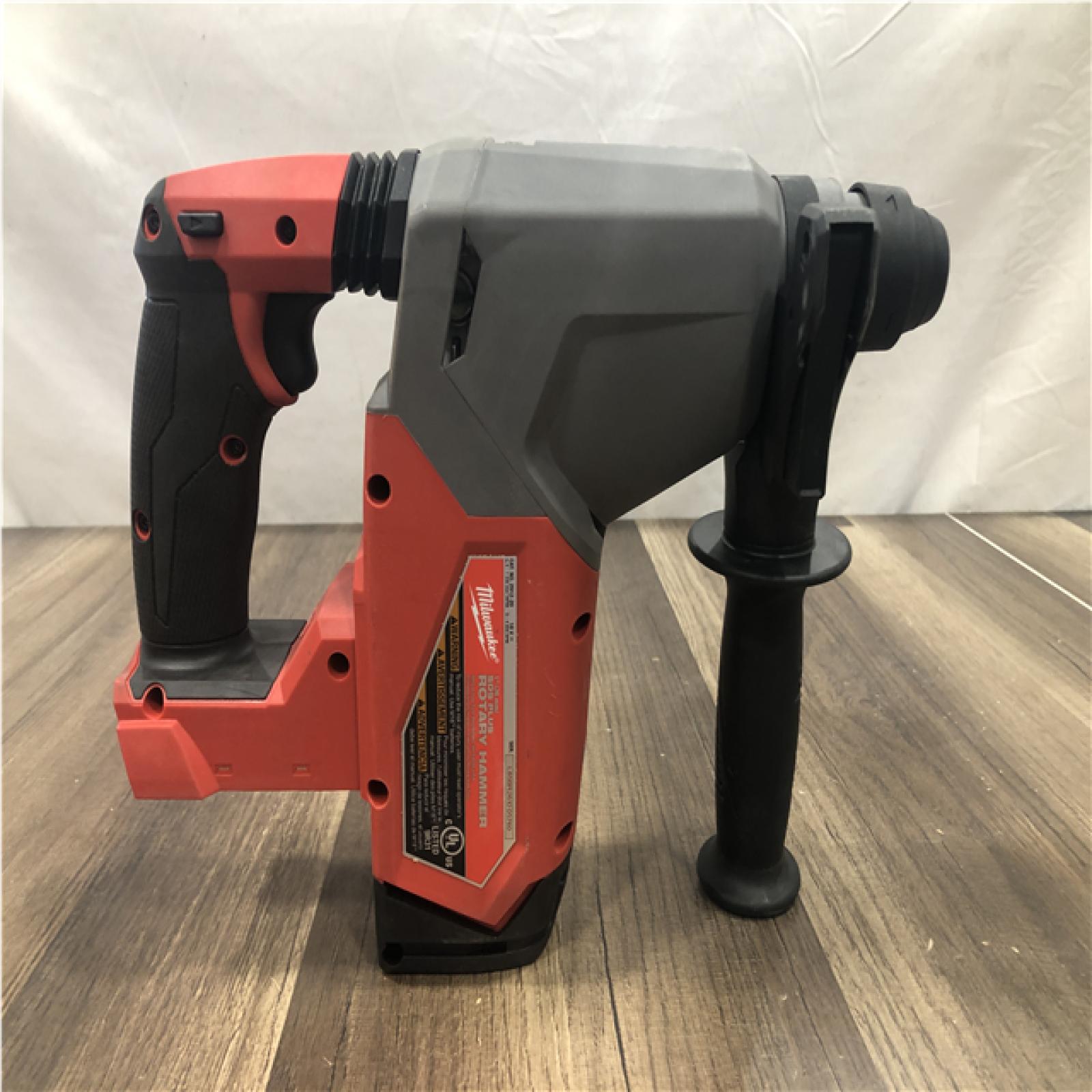 AS-IS Milwaukee  FUEL 18V Lithium-Ion Brushless Cordless 1 in. SDS-Plus Rotary Hammer (Tool-Only)