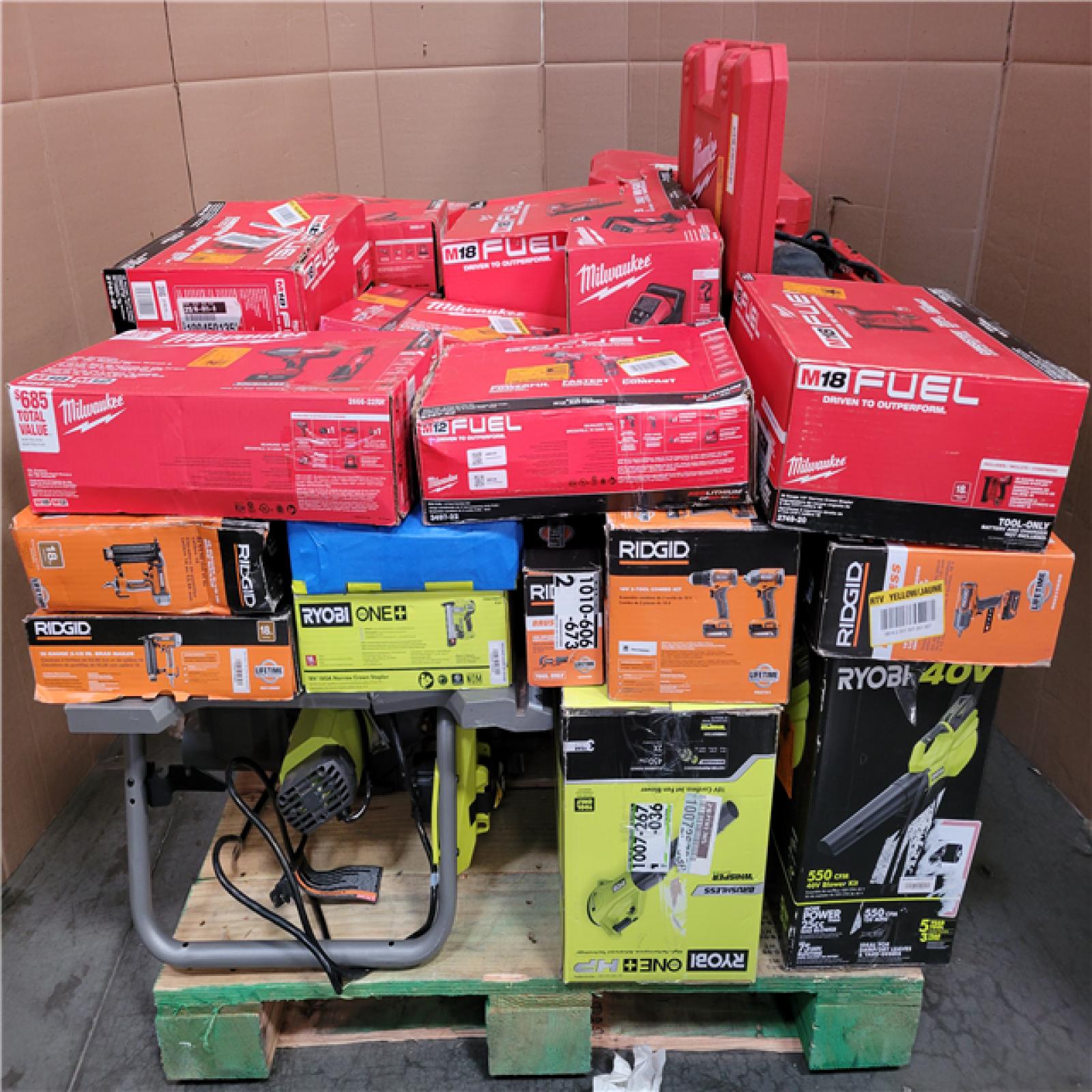 CALIFORNIA AS-IS TOOL PALLET