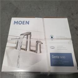 CALIFORNIA AS-IS MOEN GENTA 8 IN. DOUBLE HANDLE FAUCET