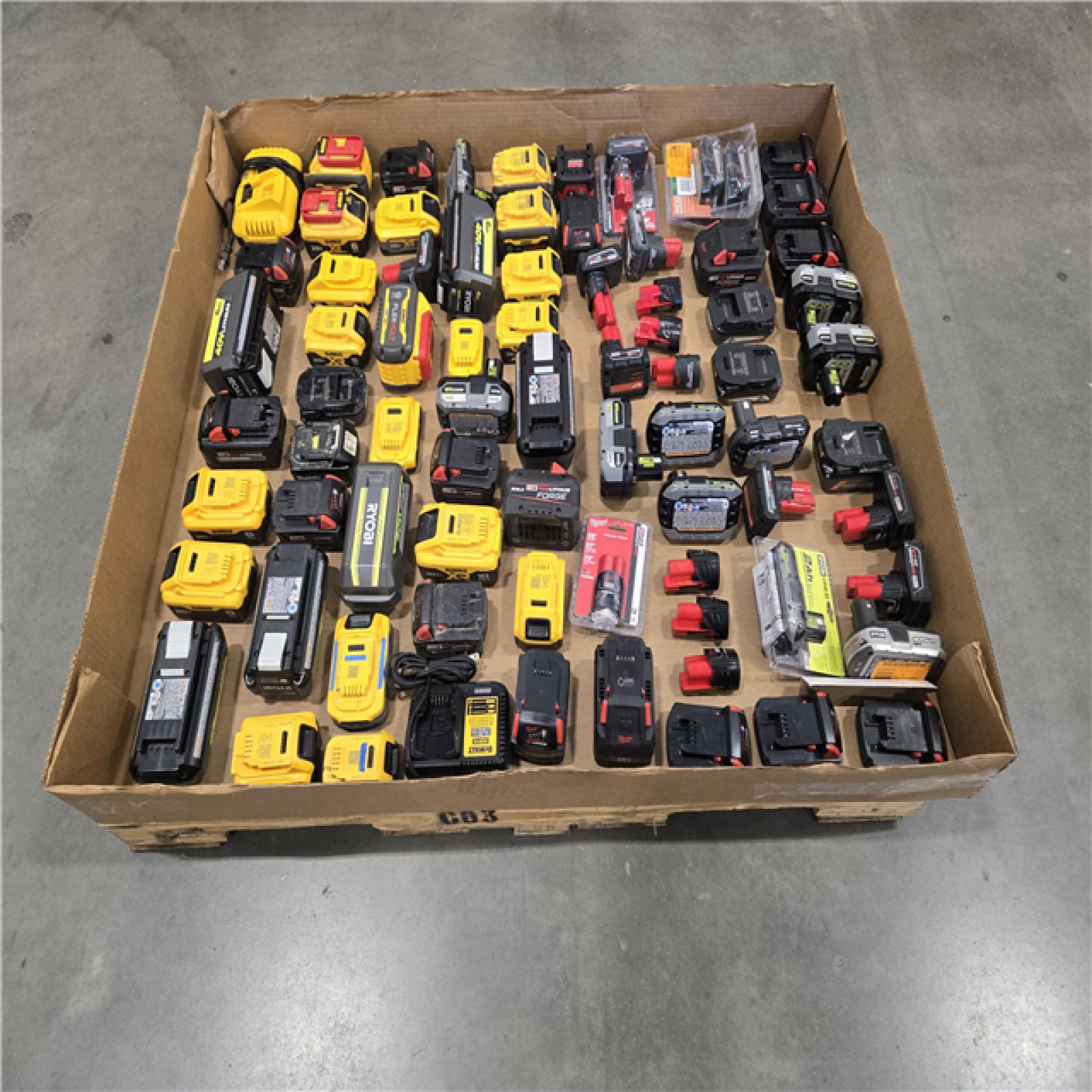 DALLAS LOCATION AS-IS- BATTERY PALLET