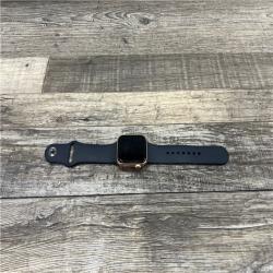 AS-IS Apple Watch Series SE (GPS,LTE 40mm) - Gold Aluminum Case/Navy Blue Sport Band - WR-50 METERS