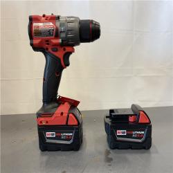 AS-IS - Milwaukee M18 FUEL 18V Lithium-Ion Brushless Cordless 1/2 in. Hammer Drill Driver Kit