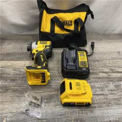 AS-IS DEWALT Atomic 20V Max Lithium-Ion Brushless Cordless Compact 1/4 in. Impact Driver Kit