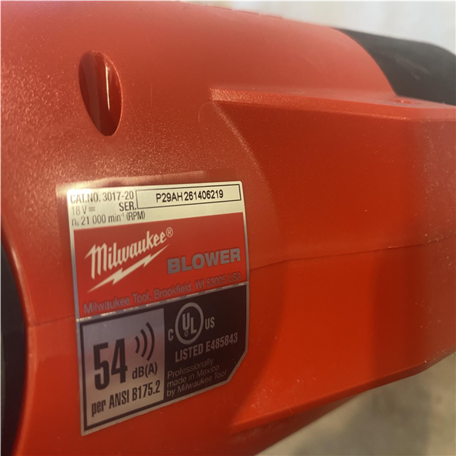 AS-IS Milwaukee FUEL 120 MPH 500 CFM 18V Lithium-Ion Brushless Cordless Handheld Blower (Tool-Only)