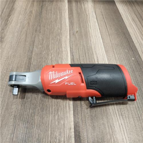 AS-IS- Milwaukee M12 FUEL Brushless Lithium-Ion 3/8 in. Cordless High Speed Ratchet (Tool Only)