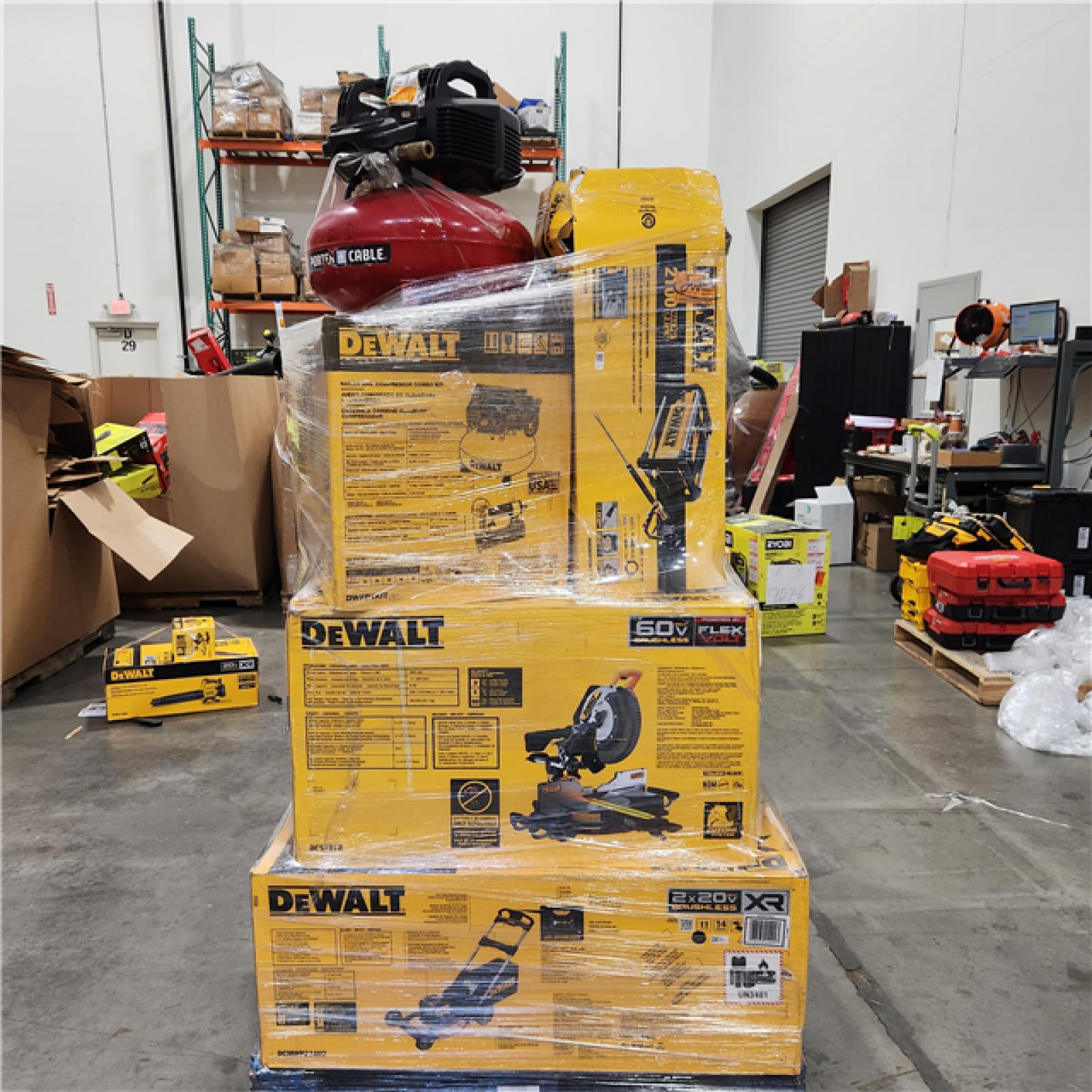 Dallas Location - As-Is DEWALT Tool Pallet